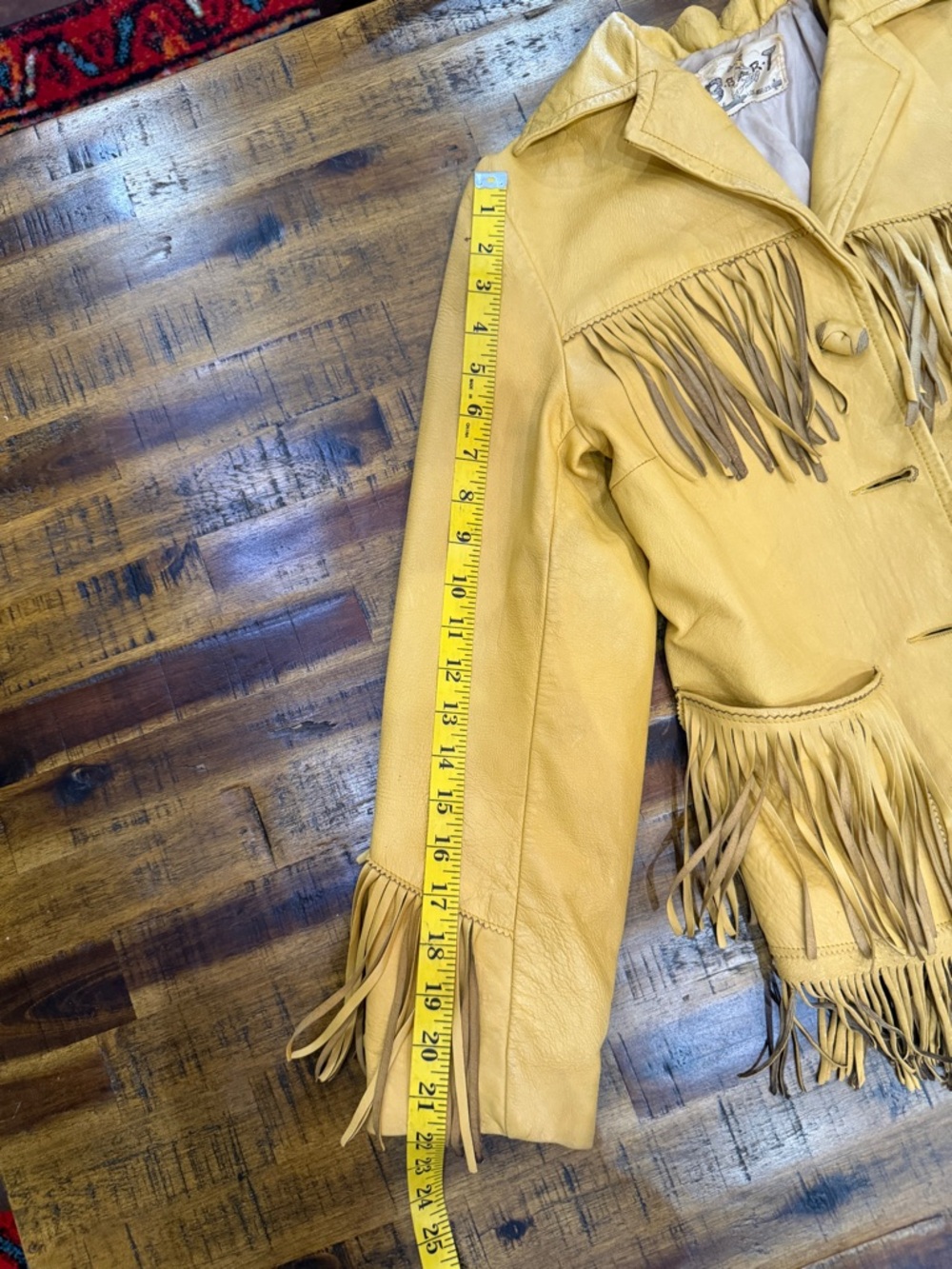 Vintage 1960s B-Bar-T Los Angeles Leather Fringe Western Jacket - Picture 5 of 11